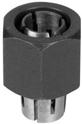Trend 8mm Collet Extension & Nut Set, 1/4 Inch Bore Routing Extender | Compatible With 1/4 Inch (6.35mm) Bore Routers, This Extension And Nut Set Extends Reach, CE/CNS/8/635