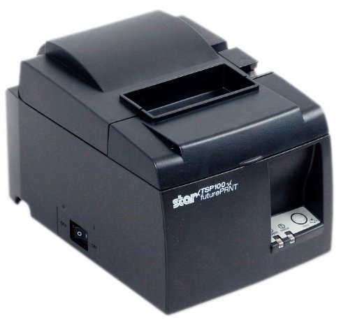 Star Micronics tsp143u, USB, Cutter, Black 203DPI, 58/Pack, TSP100 (203DPI, 58/Pack, incl.: Power Supply, Power Cord)