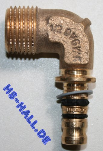 Geberit Mepla Übergangswinkel mit AG 16 mm - 1/2