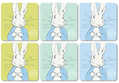 Beatrix Potter Peter Rabbit Contemporary Untersetzer, 6 Stück