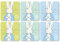 Beatrix Potter Peter Rabbit Contemporary Untersetzer, 6 Stück