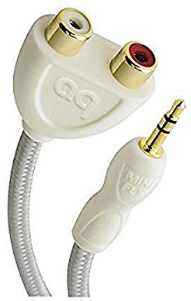 AudioQuest Adaptateur - Mini Prise 3,5 mm vers 2 RCA Femelles (interrompu par Le Fabricant)