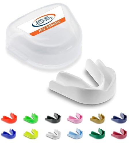 GAME GUARD Boil & Bite Mouth Guard/Gum Shield – Mouldable Mouthguard/gumshields - CE Approved, School Sports, Rugby, Hockey, Boxing, GAA, Martial Arts
