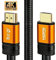 IBRA 4K HDMI Cable 2M HDMI Lead - Ultra High-Speed 18Gbps HDMI 2.0b Cord 4K@60Hz UHD 2160p ORANGE