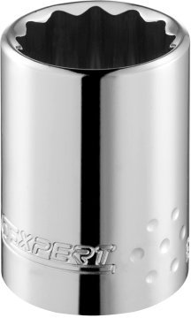 Britool E117054BR Bi-Hex Standard 1/2 Drive Socket in Display Pack, 11mm