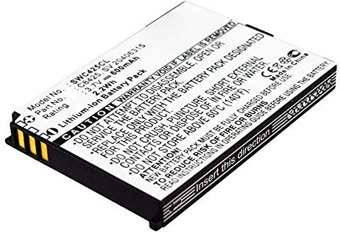 subtel, Batteria Compatibile con Swissvoice eSense, eSense Color, eSense Color E (600mAh, 3.7V) Batteria di Ricambio C8425,SV 20406315