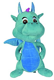 Simba 105959964 - Safiras Plüsch Drache Nessi, 50 cm, blau