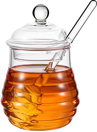 BESTonZON - Contenitore per servire il , con cucchiaio dosatore, 250 ml, in trasparente