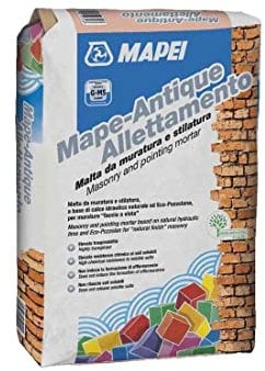 Mape Antique Allettamento Mapei malta da muratura color tufo 25kg