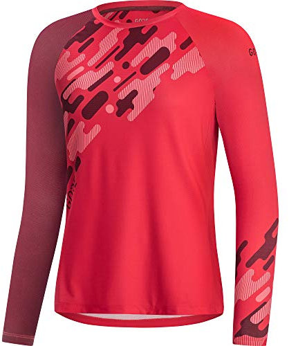 GORE WEAR C5 Damen Fahrrad-Kurzarmtrikot, 34, Pink/Bordeaux