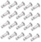 sourcing map 20 Stück Flachekopf Gabelkopfstifte Gelenkstift Einloch 4mm x 12mm aus Edelstahl 304