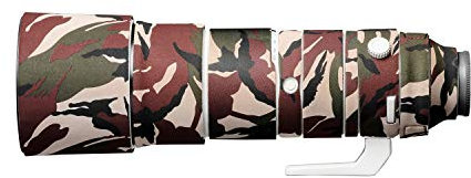 easyCover - Lens Oak - Objektivschutz - Schutz für Ihr Kameraobjektiv - Geeignet für Sony FE 200-600 F5.6-6.3 G OSS - Grüne Camouflage