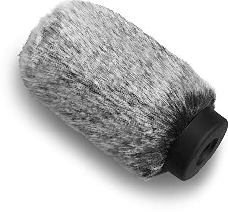 Rode NTG2 Microphone Windmuff - Windscreen/WindShield for Rode NTG1,NTG2 Shotgun Mic, Audio-Technica AT897 and Microphones in Diameter of 18-24mm by YOUSHARES (Black White)
