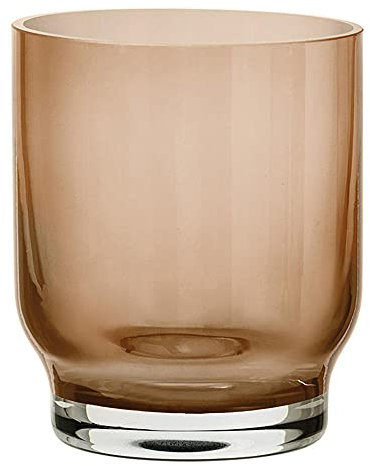 blomus -Lungo- Set 2 Trinkgläser, Mundgeblasenes, Farbiges Glas, Wandstärke Circa 3 mm, Spülmaschinengeeignet, Farbe Coffee 64175
