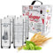 3forCologne Kölschglas 6er Pack bunt 0,2ml, Kölner Stangen mit Grundgesetz, Biergläser Gläser Trinkgläser mit Aufdruck. (MADE IN GERMANY), Größe:283