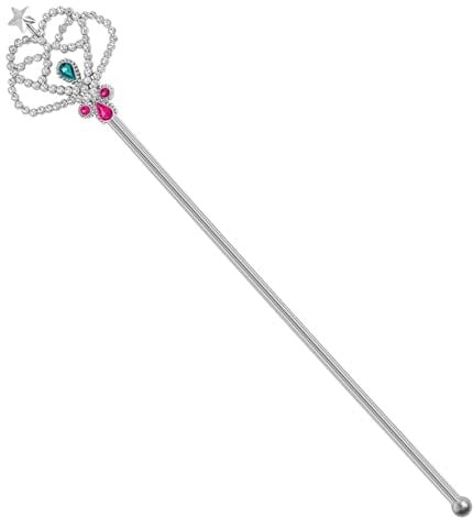 W WIDMANN MILANO Party Fashion - Sceptre, baguette magique, baguette de fée, reine, magicien, fée, princesse, accessoire, carnaval