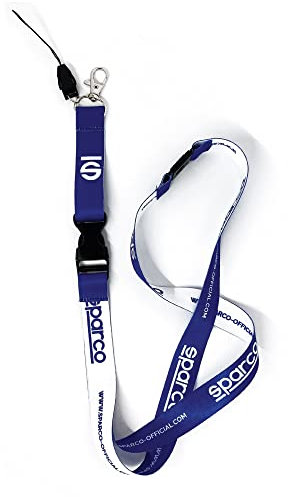 Sparco Kit 10 Official Lanyard blau