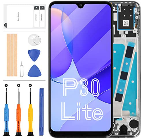 LADYSON Für Huawei P30 Lite/Nova 4E Screen Replacement P30 Lite MAR-LX3A MAR-LX2 MAR-L21 MAR-LX3 MAR-LX1 2019 LCD Display Touch Glas Digitizer Assembly Repair Kit