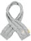 Steiff Mädchen gestrickt Schal, Soft Grey Melange, OneSize