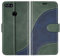 BoxTii Cover per Huawei P Smart 2018 / Enjoy 7S / Honor 9 Lite, Custodia in PU Pelle Portafoglio per Huawei P Smart 2018 / Enjoy 7S / Honor 9 Lite, Magnetica Cover a Libro con Slot per Schede, Verde