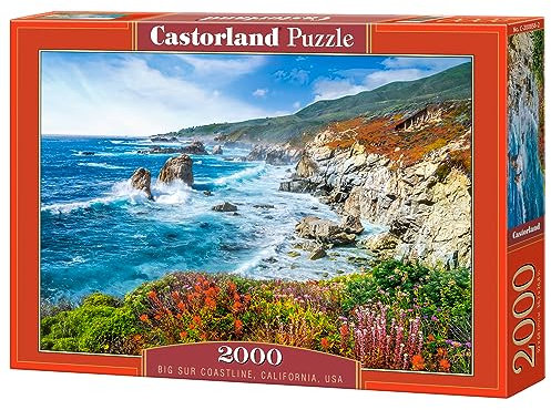 Puzzle 2000 pièces : Littoral de Big Sur, Californie, USA