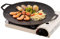 GIMOCOOL Padella per grigliare antiaderente – Padella per grigliare per barbecue coreano – Padella rotonda a induzione per piano cottura – Padella per grigliare per barbecue coreano