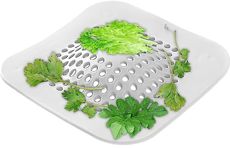 Dirfuny Filtre de vidange d'évier de cuisine en silicone | Attrape-cheveux en silicone avec ventouse – Protection de vidange d'évier pour douche, cuisine, salle de bain baignoire