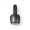 Nedis Anti-Twist Telefon Adapter - Verbindungstyp: RJ10 - Adaptertyp: Adapter - PVC - Schwarz/Transparent