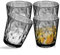 Reusable Plastic Tumblers - Set of 4 Plastic Cups for Kids and Adults - Perfect for Water, Juice - Durable and Convenient Plastic Glasses (Grey)