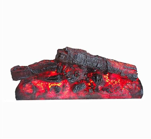 GUERNSEY Innenkamin Simulierte Holzkohle, gefälschter Holzkohle-Kamin, Heimdekoration, Ornamente, Holzkohle-Harz-Ornamente, dekorative Fotografie-Requisiten Kamin Mit Wasserdampf