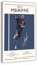 Hndeial Kylian Mbappé Leinwand-Poster, Schlafzimmerdekoration, Sportlandschaft, Büro, Raumdekoration, Geschenk, Rahmen-Stil, 50 x 75 cm