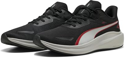 Puma Skyrocket Lite Adult Unisex Straßen-Laufschuh, Black-for All TIME RED-COOL Light Gray, 48.5