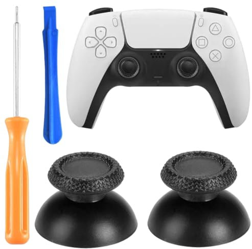 OPVYAEU 2 Piezas Analog Replacement for ps5 Controller,Analog Thumbsticks for ps4 Joystick-Negro