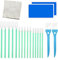 Quacc 20 PCS Cell Phone Cleaning Kit USB Charging Port and Headphone Jack Cleaner Camera Cleaning Brush Set Compatible with iPhone, iPad, Airpod, Laptop and Other Electronics