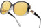SIPHEW Night Driving Glasses, Night Vision Anti Glare Glasses for Women, Yellow Polarised Lenses Glasses Reduce Headlight