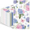 50 Stück Frühling Servietten, Blume Geburtstag, Papierservietten mit Blumen, Blumenmuster Servietten, Papierservietten Frühling Geburtstag Deko Tischdeko Servietten