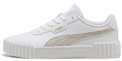 PUMA Carina 3.0 TOPCAT Damen-Sneaker, weiß-mattiertes Elfenbein, Größe 40, Weiß, mattiertes Elfenbein, 40 EU