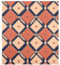 Housse magnétique carrée rouge doré pour lave-vaisselle - 58,4 x 66 cm