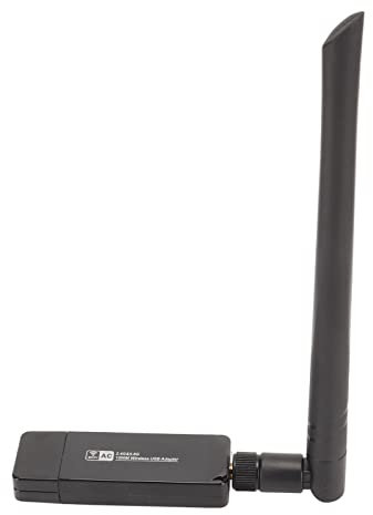 [Tarjeta de Red Inalámbrica de Banda Dual] Adaptador WiFi de 1200m con Interfaz USB 3.0 y Modo Ap RTL8812AU para Escritorio y, Material ABS