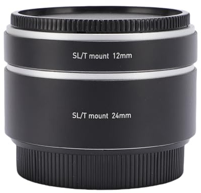 CFTGIW Makroverlängerungsrohr Adapter Ring Set für T SL CL TL TL2 SL L Mount CAMEER 12mm 24mm Metall Elektronisch AF Auto Focus Makroverlängerungsrohr Ring