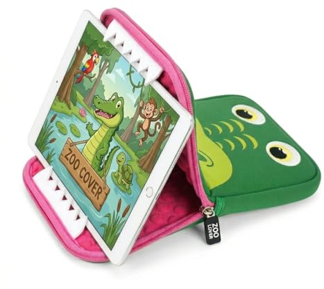 NelQuieOra Custodia Tablet per Bambini 10 Pollici Universale Coccodrillo