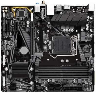 Das B460M DS3H AC-Motherboard unterstützt LGA 1200 I9-10900K I7-10700K CPU, B460 DDR4 2666 MHz