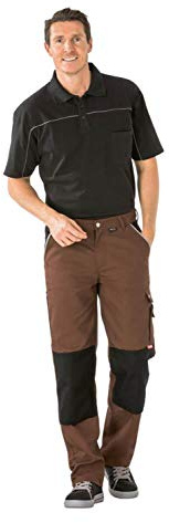 Planam Größe 56 Herren Canvas 320 Bundhose braun schwarz Modell 2126
