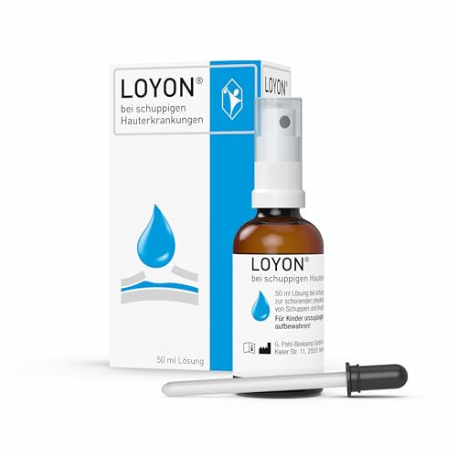 LOYON, 50 ml: Sanfte & konsequente Lösung zur Entfernung von Hautschuppen und Krusten, bei Schuppenflechte, Milchschorf, Kopfgneis, seborrhoischem Ekzem