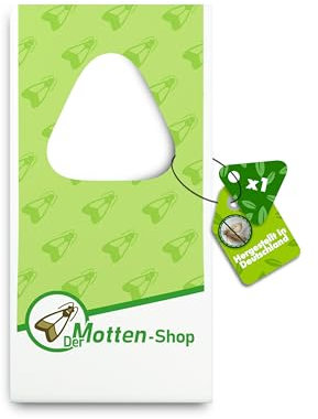 Der Motten-Shop, 1 Karte à 5 Lieferungen, Schlupfwespen gegen Kleidermotten, biologische & nachhaltige Mottenbekämpfung, Umweltfreundliche und giftfreie Alternative aus Deutscher Herstellung