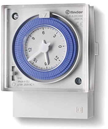 Interruttore orario Tipo 123182300000PAS - Serie 12 Finder