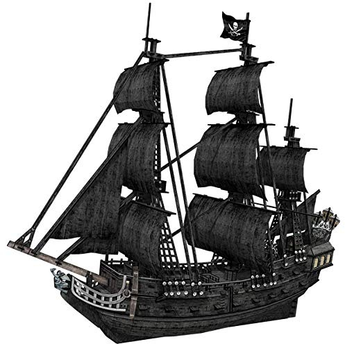 PUZZLE 3D Eine großen Satz Piratenschiff Rache der Könige