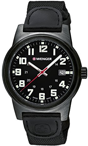 Wenger HerrenArmbanduhr Analog Quarz Nylon 01.0441.140
