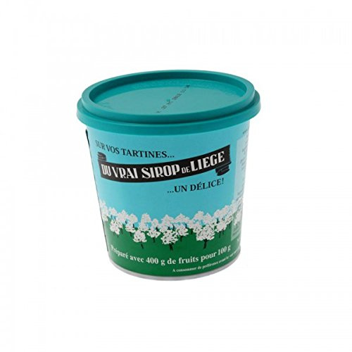 Siroperie Meurens - Echter Lütticher Sirup - 450 g - Sirup aus Birnen, Äpfeln und Datteln - Natürliche Zutaten - Ohne Farbstoff oder Konservierungsstoffe - Spezialität der Region Lüttich