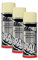 3X KWASNY 288 124 Auto-K Racing Lackspray RAL 1015 hellelfenbein 400ml